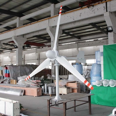 توربينات الرياح المولد الأزرق محلية الصنع 50KW 380V اتصال شفة