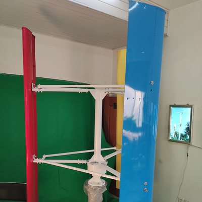 التوربينات الريحية العمودية الهادئة 10KW H 5000W تصميم شفرة VAWT من الألومنيوم للكهرباء