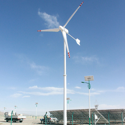 توربينات الرياح الأفقية 3Ph 10KW 20KW 220V 380V محطة طاقة الرياح الأفقية