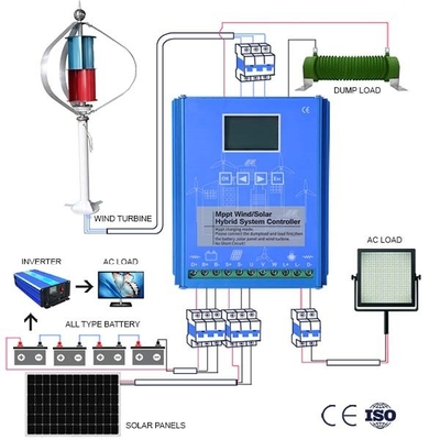 24V 48V 100Ah خارج الشبكة الكهربائية الأنظمة 200Ah 300Ah المراقبة عن بعد