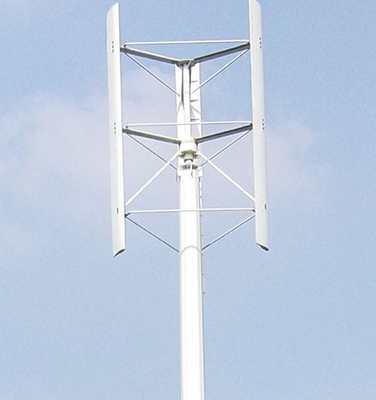 متعدد الألوان 3KW Vawt مولد 3 شفرات مولد توربينات الرياح العمودية
